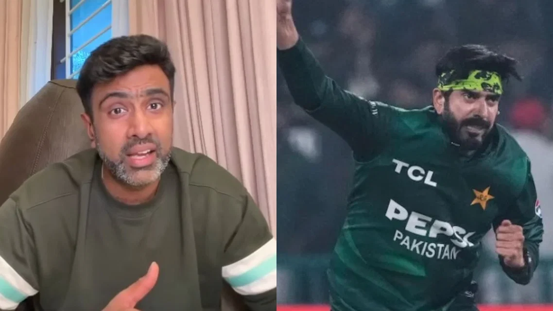 Ravichandran Ashwin breaks silence on Usman Tariq’s bowling action. [Source - @ashkibaat99 YT/AP]